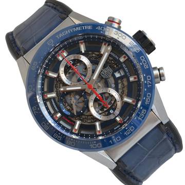 TAG Heuer Carrera Calibre HEUER 01 Skeleton chronograph Calibre Heuer 01 Full Set 2023 TOP Condition
