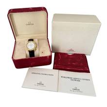 Thumbnail von Omega Speedmaster Reduced chronograph 175.0032 white dial Automatic yellow gold 18KT