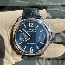 Thumbnail von Panerai Luminor Marina 40MM PAM00119 Automatik Blaues Zifferblatt mit Stabindizes
