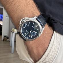 Thumbnail von Panerai Luminor Marina 40MM PAM00119 Automatik Blaues Zifferblatt mit Stabindizes