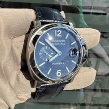 Thumbnail von Panerai Luminor Marina 40MM PAM00119 Automatik Blaues Zifferblatt mit Stabindizes