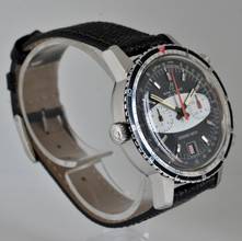 Thumbnail von Breitling Chrono-Matic 2110 automatic Panda black dial 1970's