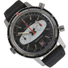 Thumbnail von Breitling Chrono-Matic 2110 automatic Panda black dial 1970's