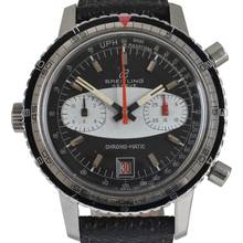Thumbnail von Breitling Chrono-Matic 2110 automatic Panda black dial 1970's