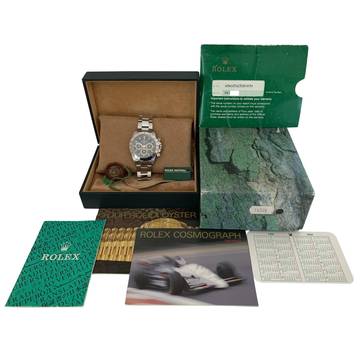 Rolex Daytona 16520 by Patrizzi U63 Series black dial Full Set 1997