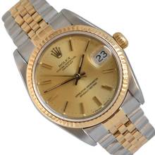 Thumbnail von Rolex Datejust 68273 Medium 31MM Champagne dial Full Set