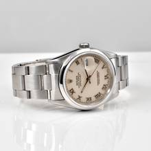 Thumbnail von Rolex Datejust 16200 Ivory Roman dial Full Set 1991