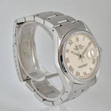Thumbnail von Rolex Datejust 16200 Ivory Roman dial Full Set 1991