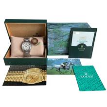 Thumbnail von Rolex Datejust 16200 Ivory Roman dial Full Set 1991