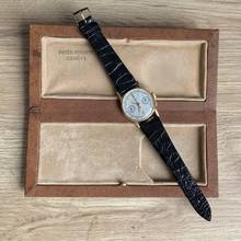 Thumbnail von Patek Philippe Chronograph 130 indelible silver dial yellow gold 18KT 1946's