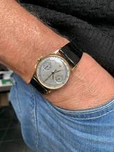 Thumbnail von Patek Philippe Chronograph 130 indelible silver dial yellow gold 18KT 1946's