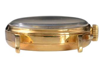 Thumbnail von Patek Philippe Chronograph 130 indelible silver dial yellow gold 18KT 1946's