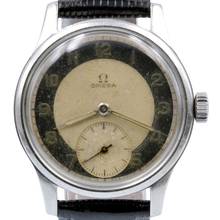Thumbnail von Omega Suverän 2400-5 Classic Vintage Bicolor Radium Zifferblatt 1945