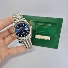 Thumbnail von Rolex Datejust 41mm Ouro Branco & Aço Blue Jubilee Automático Completo