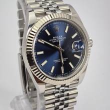 Thumbnail von Rolex Datejust 41mm Ouro Branco & Aço Blue Jubilee Automático Completo