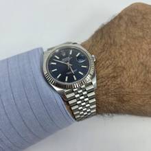 Thumbnail von Rolex Datejust 41mm Ouro Branco & Aço Blue Jubilee Automático Completo