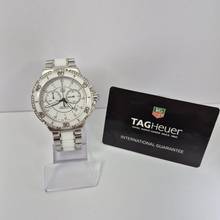 Thumbnail von TAG Heuer Formula 1 Lady White Ceramic & Diamonds 41mm Quartz Komplett