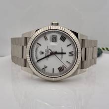 Thumbnail von Rolex Day-Date 40mm Presidente Ouro Branco Automático Completo