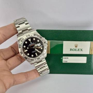  Rolex Explorer II 42mm Black Dial Automático Completo 