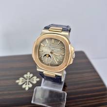 Thumbnail von Patek Philippe Nautilus 5712 Mondphase Gangreserve Weißgold & Roségold 40mm Automatik Komplett