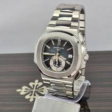 Thumbnail von Patek Philippe Nautilus Flyback Chronograph Blaues Zifferblatt 40,5 mm Automatik Komplett