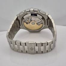 Thumbnail von Patek Philippe Nautilus Flyback Chronograph Blaues Zifferblatt 40,5 mm Automatik Komplett