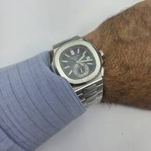 Thumbnail von Patek Philippe Nautilus Flyback Chronograph Blaues Zifferblatt 40,5 mm Automatik Komplett