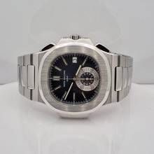 Thumbnail von Patek Philippe Nautilus Flyback Chronograph Blaues Zifferblatt 40,5 mm Automatik Komplett