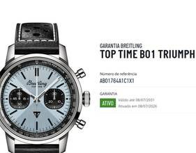 Thumbnail von Breitling Top Time B01 Triumph Sonderedition 41mm Automatik Vollständig