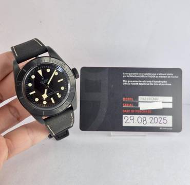 Tudor Black Bay Cerâmica 41mm Open Caseback Automático Completo