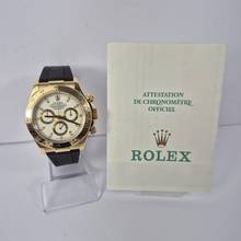 Thumbnail von Rolex Daytona Yellow Gold 40mm Rubber B Strap Automático Completo