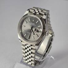 Thumbnail von Rolex Datejust 41mm Ouro Branco & Aço Grey Jubilee Automático Completo