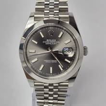 Thumbnail von Rolex Datejust 41mm GreyDial Jubilee Automático Completo