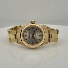 Thumbnail von Rolex Oyster Perpetual 26mm Vintage Ouro Amarelo Automático Completo