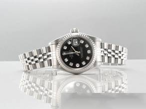 Thumbnail von Rolex Lady-Datejust Stahl Weissgold 750 Diamanten 2001 Automatik Gold Damen