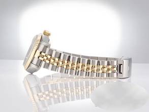 Thumbnail von Rolex Lady-Datejust Edelstahl Gelbgold 750 1999 Diamanten Automatik Gold