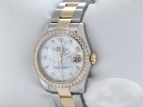 Thumbnail von Rolex Datejust 31mm Medium 178383 2012 Lc100 Stahl Gelbgold 750 Perlmutt Diamanten Stainless Steel 18kt Yellow Gold Oyster-band Chronometer