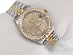 Thumbnail von Rolex Datejust 31mm 178383 Stahl Gelbgold 750 Diamanten Automatik