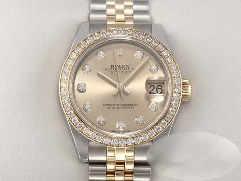 Rolex Datejust 31mm 178383 Stahl Gelbgold 750 Diamanten Automatik