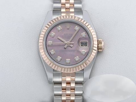 Rolex Lady-Datejust 179171 Stahl Roségold 750 Diamanten Perlmutt Automatik