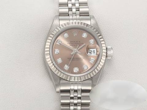 Rolex Lady-Datejust Stahl Weissgold 750 Diamanten 1998 Automatik Gold Damen Stainless Steel 18kt White Gold Jubilé-band Chronometer Oyster