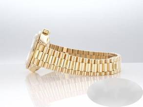 Thumbnail von Rolex Lady-Datejust Gelbgold 750 1998 Diamanten Brillanten Automatik 18kt Yellow Gold Damen President-band Chronometer Oyster