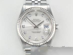 Thumbnail von Rolex Datejust 36mm 16234 2003 Stahl Weissgold 750 Diamanten Automatik