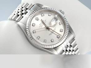 Thumbnail von Rolex Datejust 36mm 16234 2003 Stahl Weissgold 750 Diamanten Automatik