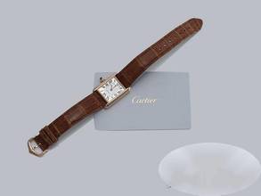 Thumbnail von Cartier Tank Louis Cartier Kleines Modell Rosegold 750 2022 Wgta0010 Handaufzug Gold