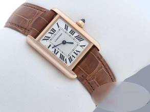 Thumbnail von Cartier Tank Louis Cartier Kleines Modell Rosegold 750 2022 Wgta0010 Handaufzug Gold