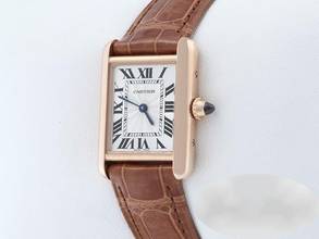 Thumbnail von Cartier Tank Louis Cartier Kleines Modell Rosegold 750 2022 Wgta0010 Handaufzug Gold