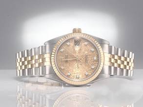 Thumbnail von Rolex Datejust 31mm 68273 Stahl Gelbgold 750 Diamanten Automatik Stainless Steel 18kt Yellow Gold Jubilé-band Chronometer
