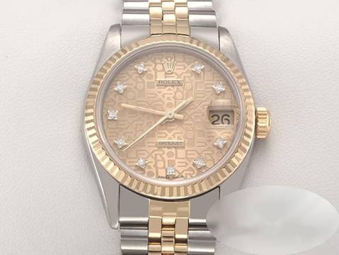 Rolex Datejust 31mm 68273 Stahl Gelbgold 750 Diamanten Automatik Stainless Steel 18kt Yellow Gold Jubilé-band Chronometer