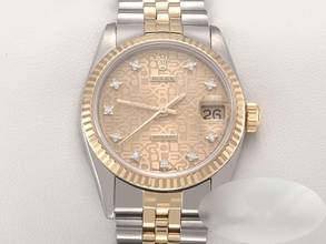 Thumbnail von Rolex Datejust 31mm 68273 Stahl Gelbgold 750 Diamanten Automatik Stainless Steel 18kt Yellow Gold Jubilé-band Chronometer